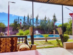 Piscine privée dans une villa à louer à Marrakech